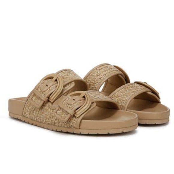 Vince GRIFFITH SLIDE SANDAL IN NATURAL main image 0